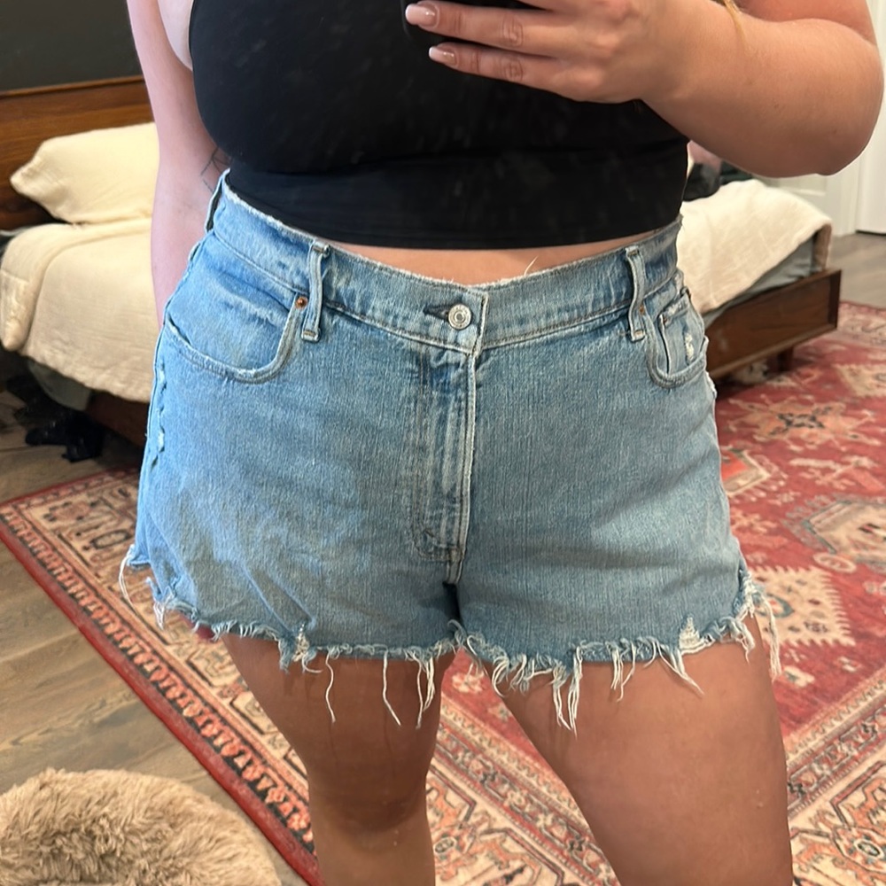 Denim cut offs